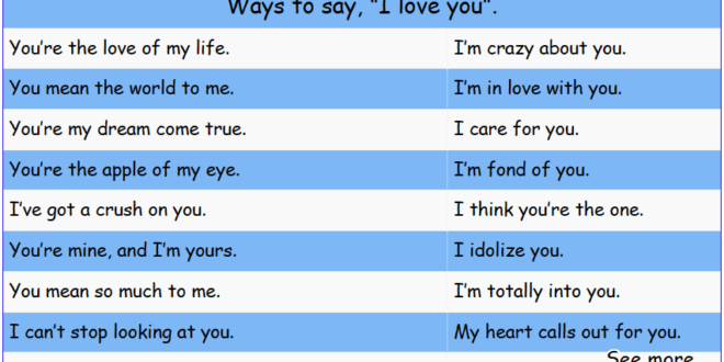 pronunciation of love you