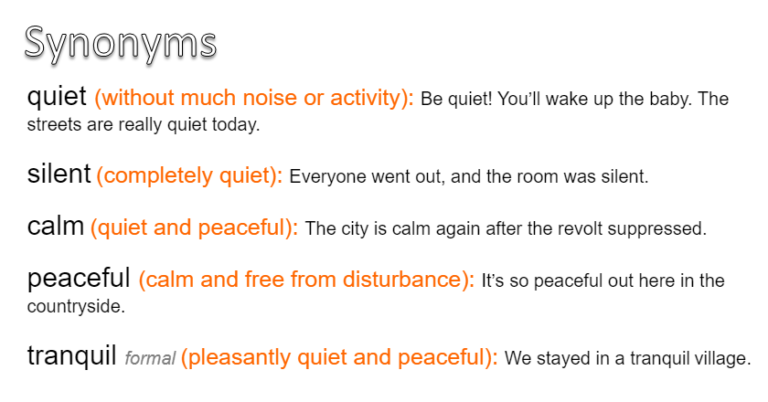 quiet-synonyms-english-vocabulary-envocabulary