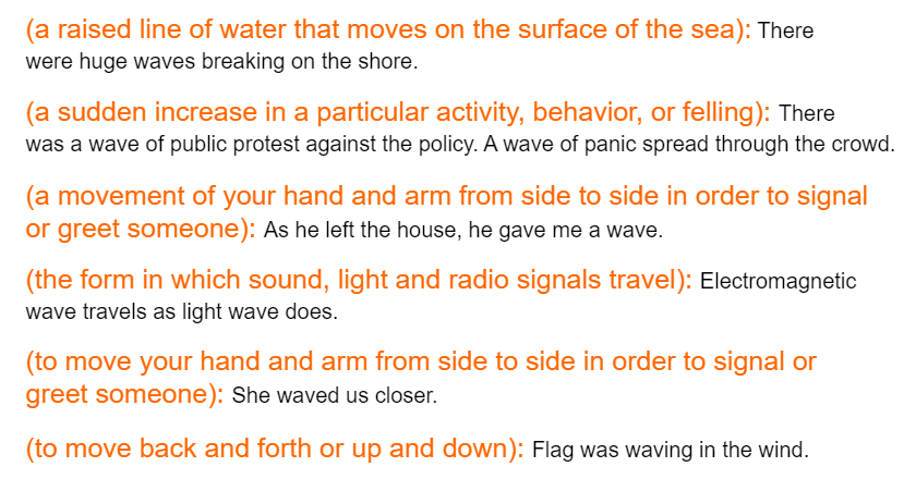 wave meaning