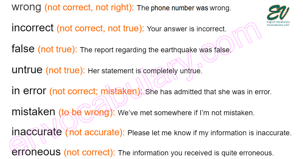 wrong