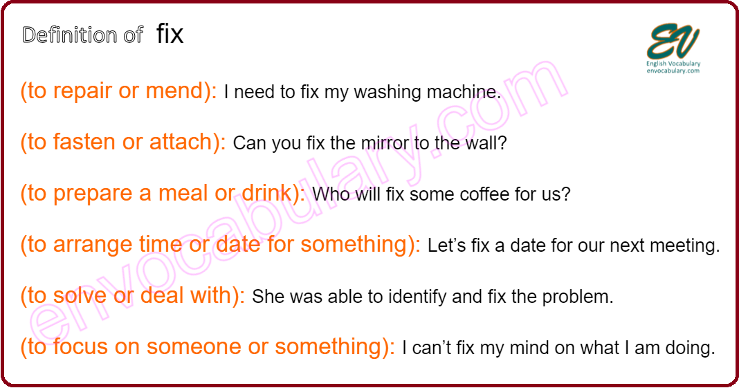 fix